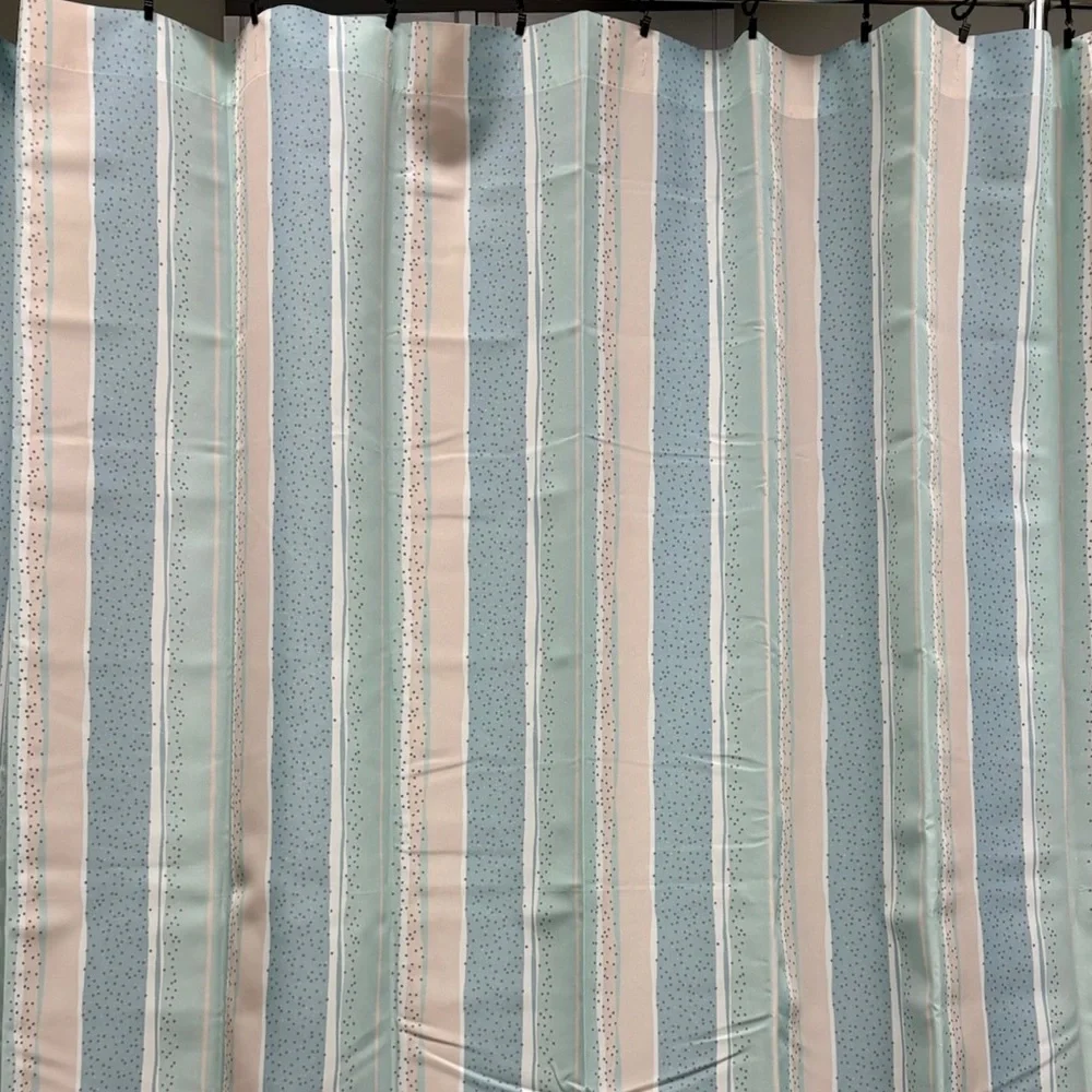 Wayfair Pastel Microdot Shower Curtain 70x72